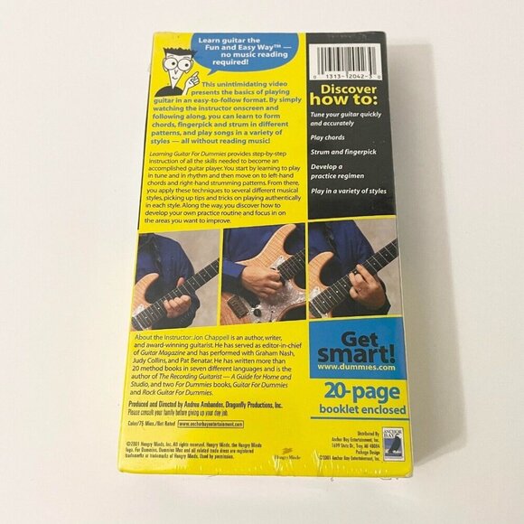 2001 Learning Guitar for Dummies VHS Jon Chappell - Picture 5 of 16